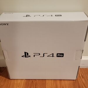 Sony PS4 Pro Console Packaging in White